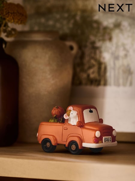 Orange Autumn Pumpkin Truck Ornament (AV4992) | £10