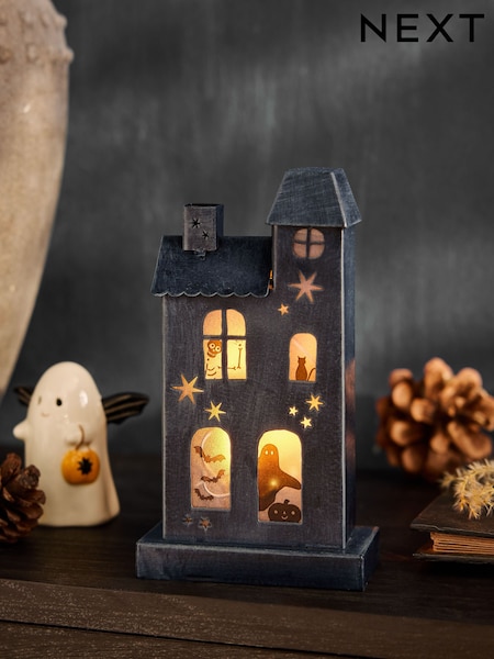 Black Light Up Spooky Halloween House Decoration (AV5015) | £18