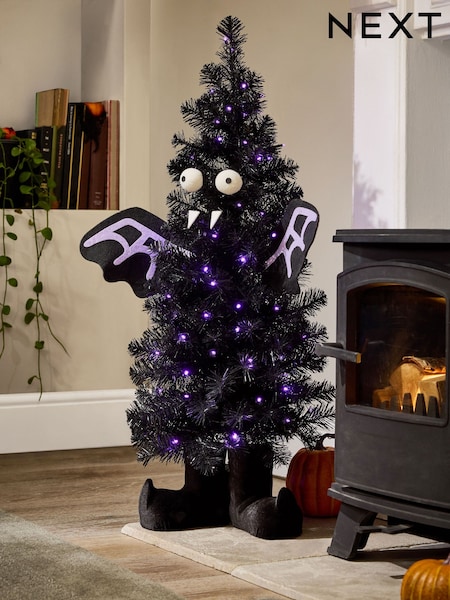 Black 3ft Light Up Halloween Bat Tree (AV5023) | £55