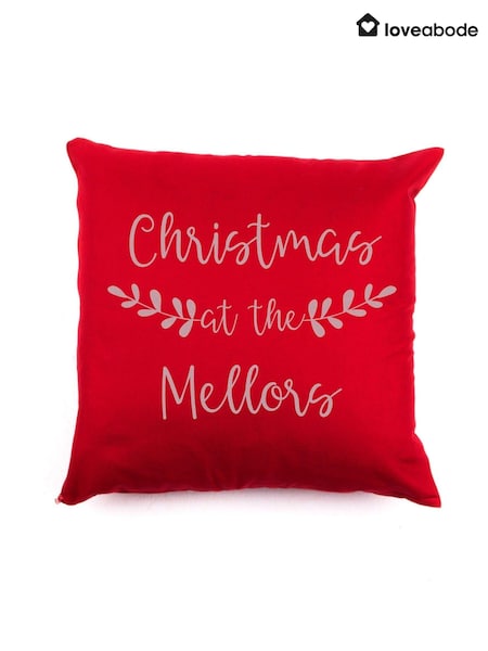 Personalised Christmas Cushion by Loveabode (AV5195) | £22