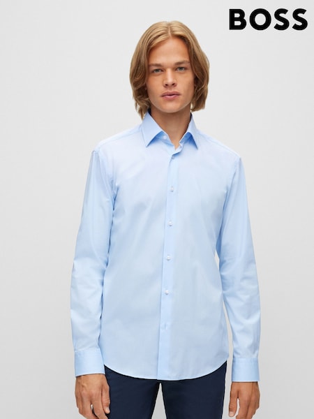 BOSS Blue Joe Regular Fit Stretch Poplin Oxford Shirt (AV5473) | £89