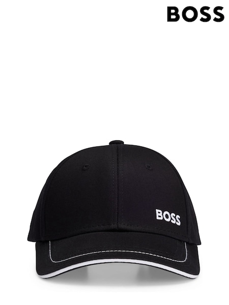 BOSS Black Cotton-Twill Cap (AV5496) | £35