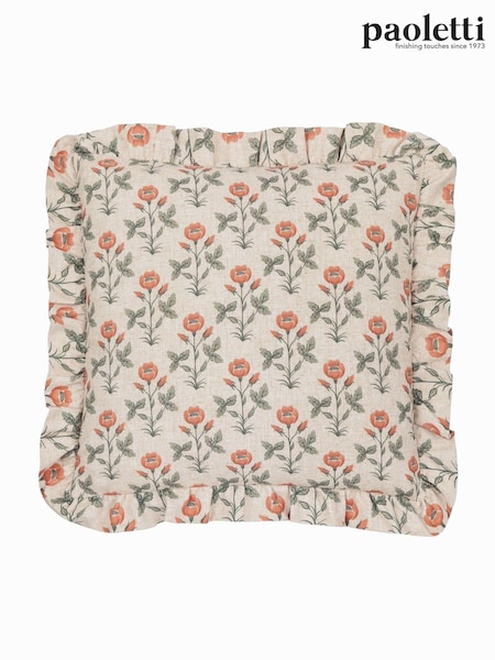 Paoletti Multi Seventy Three Linen Renee Cushion (AV5872) | £24