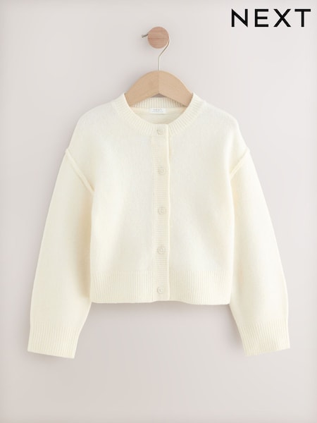 Ecru Button Up Cardigan (3-16yrs) (AV5952) | £15 - £20