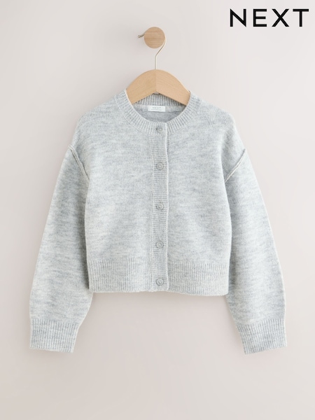 Grey Button Up Cardigan (3-16yrs) (AV5953) | £15 - £20