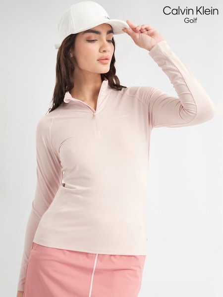 Calvin Klein Golf San Marcos Quarter Zip Sweatshirt (AV5976) | £55