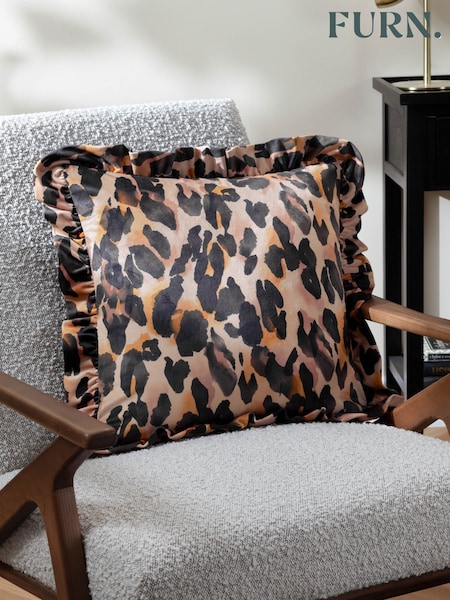 Furn Multi Leopard Print Cushion (AV6022) | £19