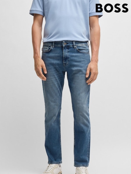 BOSS Blue Slim Fit Delaware Stretch Jeans (AV6378) | £119