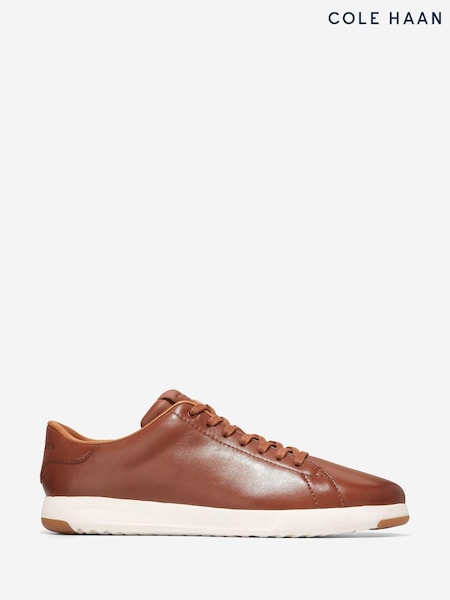 Cole Haan Mens GrandPro Tennis Brown Trainers (AV6439) | £125