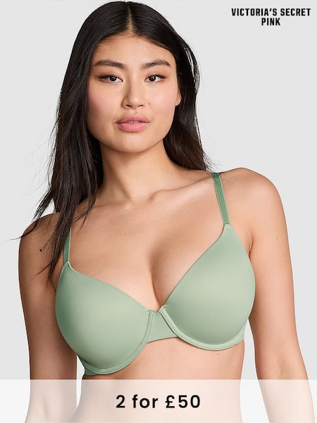 Victoria's Secret PINK Green Garden T Shirt Bra (AV6496) | £29