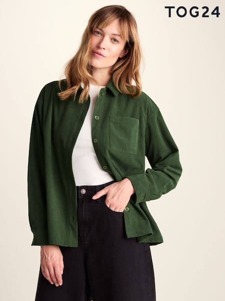 Green - Tog 24 Tova Corduroy Shacket Overshirt