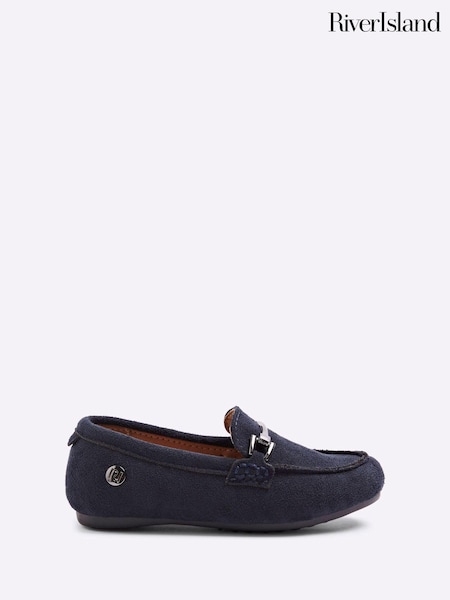 River Island Blue Boys Loafers (AV7221) | £18