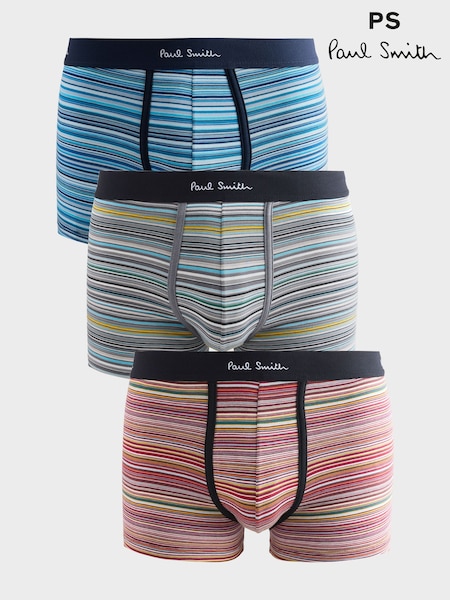 PS Paul Smith Signature Stripe Logo Band Boxers 3 Pack (AV7269) | £44