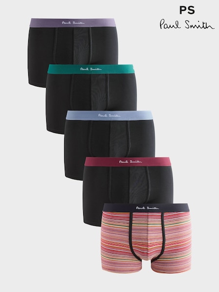 PS Paul Smith Multi Logo Band Boxers 5 Pack (AV7271) | £65