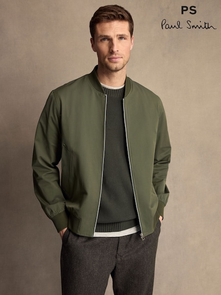 PS Paul Smith Green Bomber Jacket (AV7286) | £325