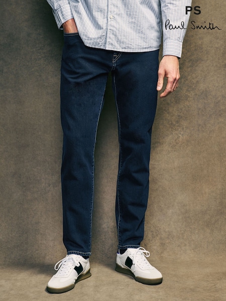PS Paul Smith Mid Wash Denim Tapered Jeans (AV7292) | £155