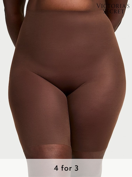Victoria's Secret Ganache Nude Mid Thigh Shaping SheerSmoothing™ Knickers (AV7573) | £29