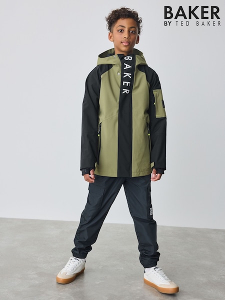 Baker by Ted Baker Shower Resistant Colourblock Coat (AV7589) | £50 - £57