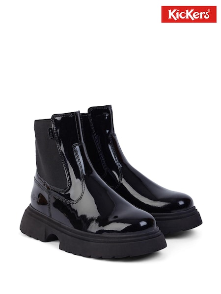 Kickers Black Kenzi Chelsea Boots (AV7779) | £65