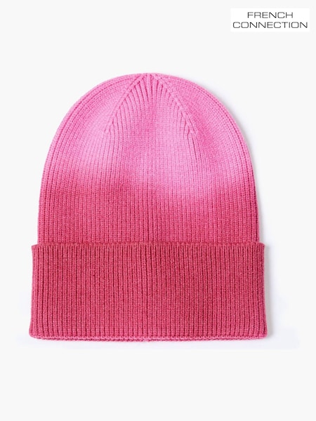French Connection Pink Kezia Ombre Beanie (AV7919) | £19