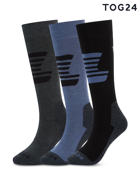 Black - Regular Tog 24 Glenshee Technical Ski Socks 3 Pack