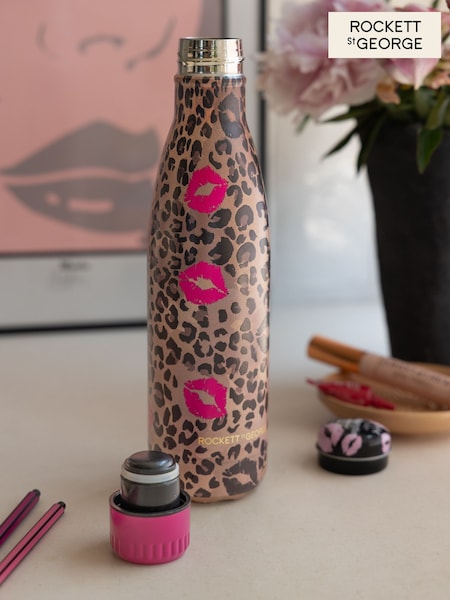 Rockett St George Leopard Water Bottle (AV8255) | £14