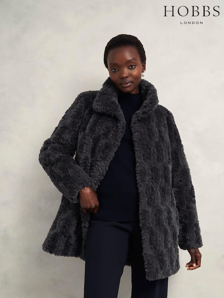 Hobbs Grey Briony Coat (AV8457) | £219