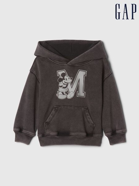 Gap Black Mickey Mouse Disney Vintage Hoodie (6mths-5yrs) (AV8475) | £30