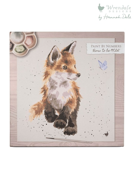 Wrendale Brown Born To Be Wild Fox Paint by Numbers (AV8531) | £30