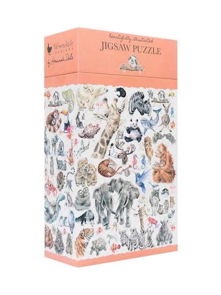 Wrendale Pink Zoology Wild Animal Jigsaw Puzzle (AV8754) | £25