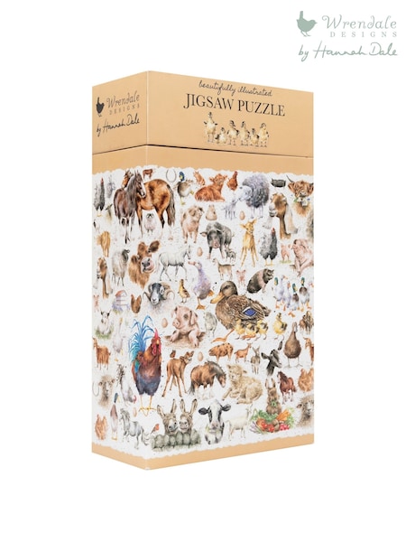 Wrendale Yellow Farmyard Friends Jigsaw Puzzle (AV8758) | £25