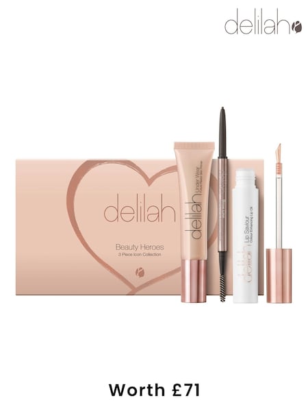 Delilah Beauty Heroes 3 Piece Icons Gift Set (Worth £71) (AV8791) | £45