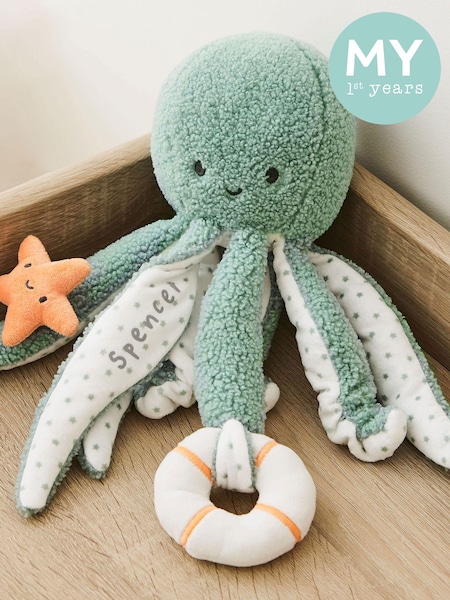 Personalised Octopus Plush Toy by My 1st Years (AV8973) | £32