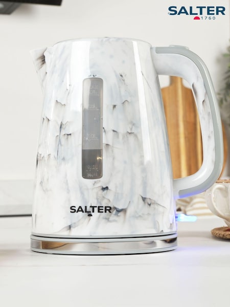 Salter White Marble Kettle (AV8992) | £28