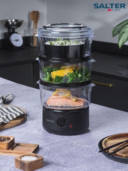 Salter Black Kuro Food Steamer (AV9010) | £35