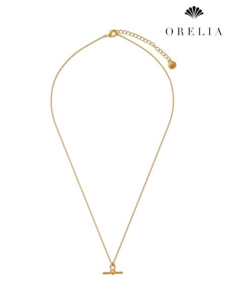 Orelia London Dainty T-Bar Knot Necklace (AV9282) | £25