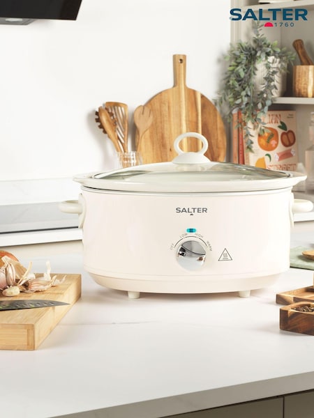 Salter Cream Retro 6.5L Slow Cooker (AV9438) | £45