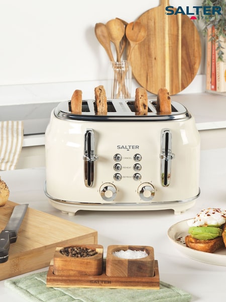 Salter Cream Retro Toaster (AV9442) | £58