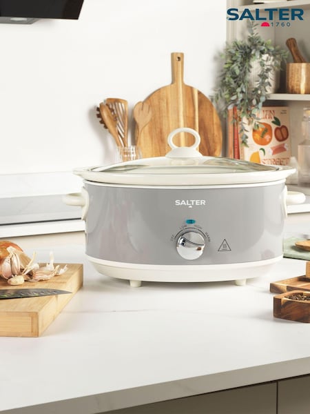 Salter Grey Retro 6.5L Slow Cooker (AV9455) | £45