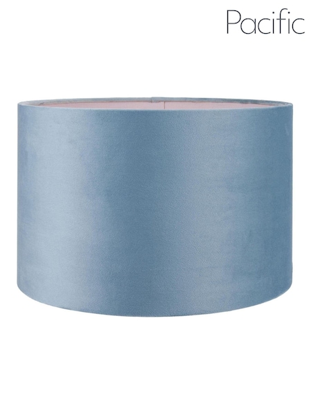 Pacific Lifestyle Duck Egg Rene Velvet Cylinder Shade (AV9502) | £35 - £65