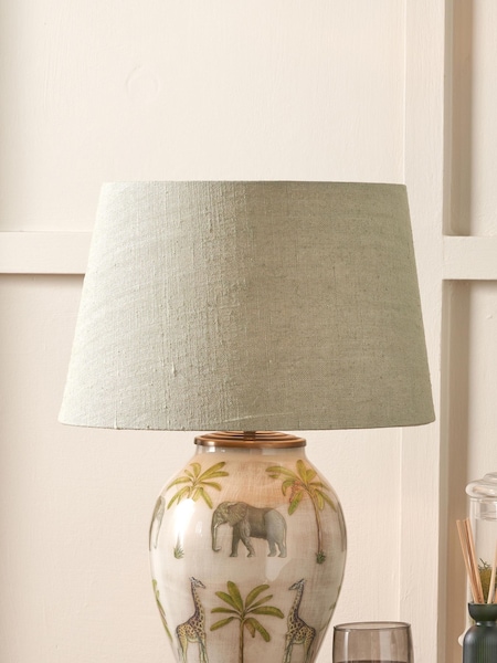 Pacific Lifestyle Pistachio Milos Linen Tapered Shade (AV9524) | £35 - £65