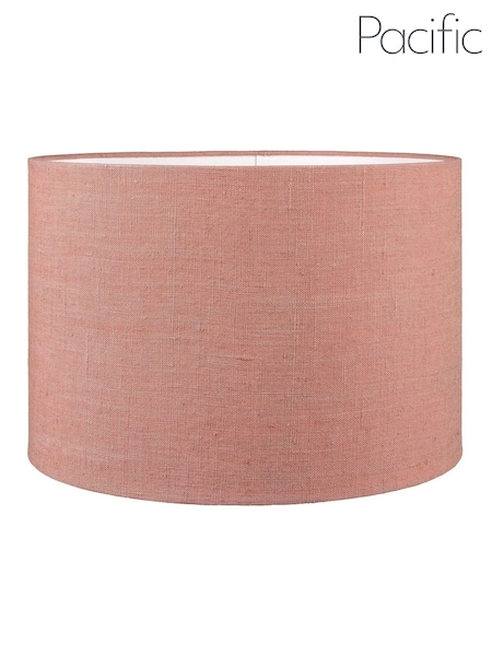 Pacific Lifestyle Apricot Edward Linen Cylinder Shade (AV9529) | £40 - £90