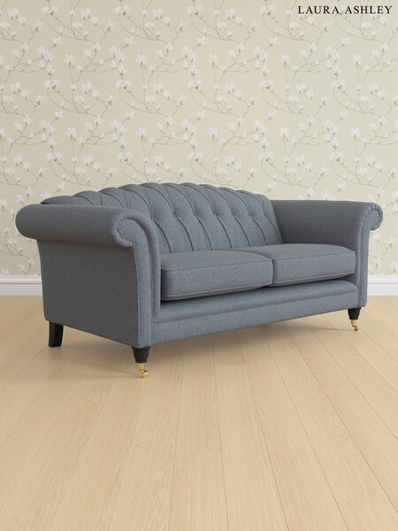 Anneliese/Midnight Navy Gloucester Button Back By Laura Ashley (AV9547) | £650 - £2,000