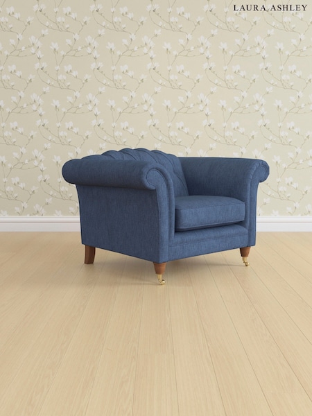 Bainton/Midnight Navy Gloucester Button Back By Laura Ashley (AV9570) | £900