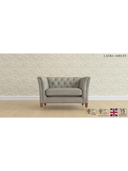 Bainton/Pale Steel Grey Chatsworth Button Back By Laura Ashley (AV9589) | £1,050