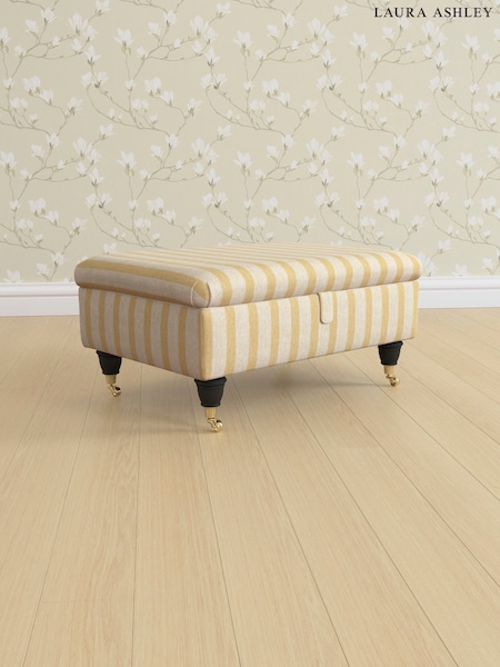 Kinsham Stripe/Ochre Yellow Beaumaris By Laura Ashley (AV9742) | £525