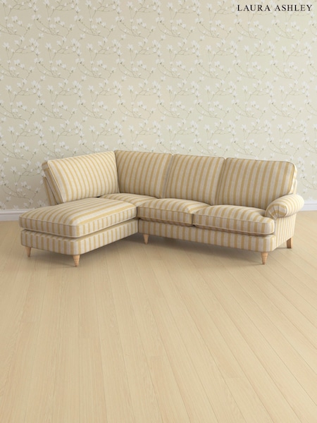 Kinsham Stripe/Ochre Yellow Beaumaris By Laura Ashley (AV9742) | £2,350