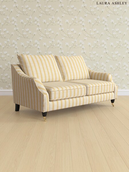 Kinsham Stripe/Ochre Yellow Beverley By Laura Ashley (AV9745) | £1,325