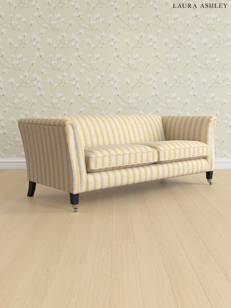 Kinsham Stripe/Ochre Yellow Chatsworth By Laura Ashley (AV9747) | £1,375