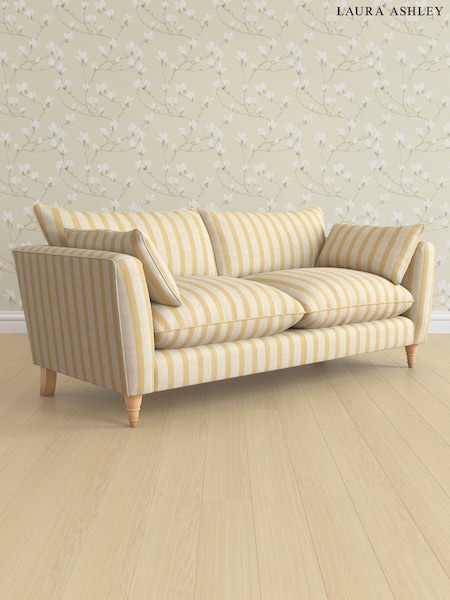 Kinsham Stripe/Ochre Yellow Casterton By Laura Ashley (AV9748) | £1,425